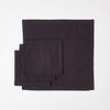 Homescapes - Four - Black - Napkins - 100% Cotton