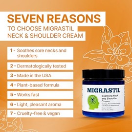 Basic Vigor Crema Migrastil Cuello Hombros Refrescante Reconfortante Migrañas Dolor Tensión 113 Fabricada