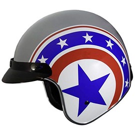 Fulmer, 3534523, Adult Open Face Helmet DOT Approved 353 EON - Tribute, M