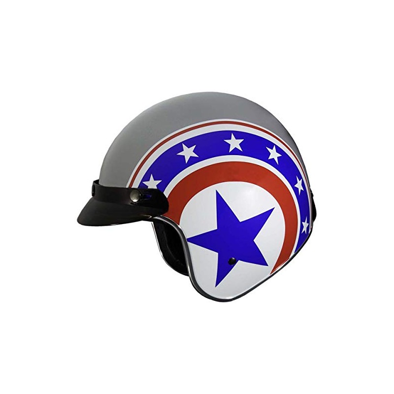 Fulmer, 3534523, Adult Open Face Helmet DOT Approved 353 EON