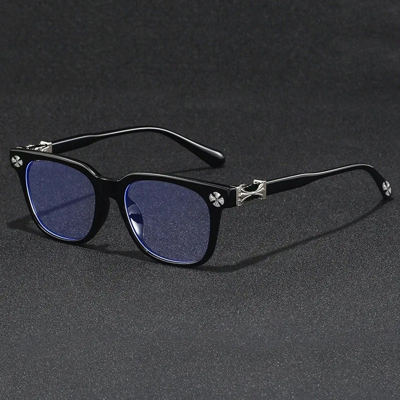 Oversized Blue Light Glasses for Women – Rhinestone Decor Computer