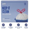 Staples Perk Kitchen Trash Bags, 13 Gallon Garbage Can Liners,