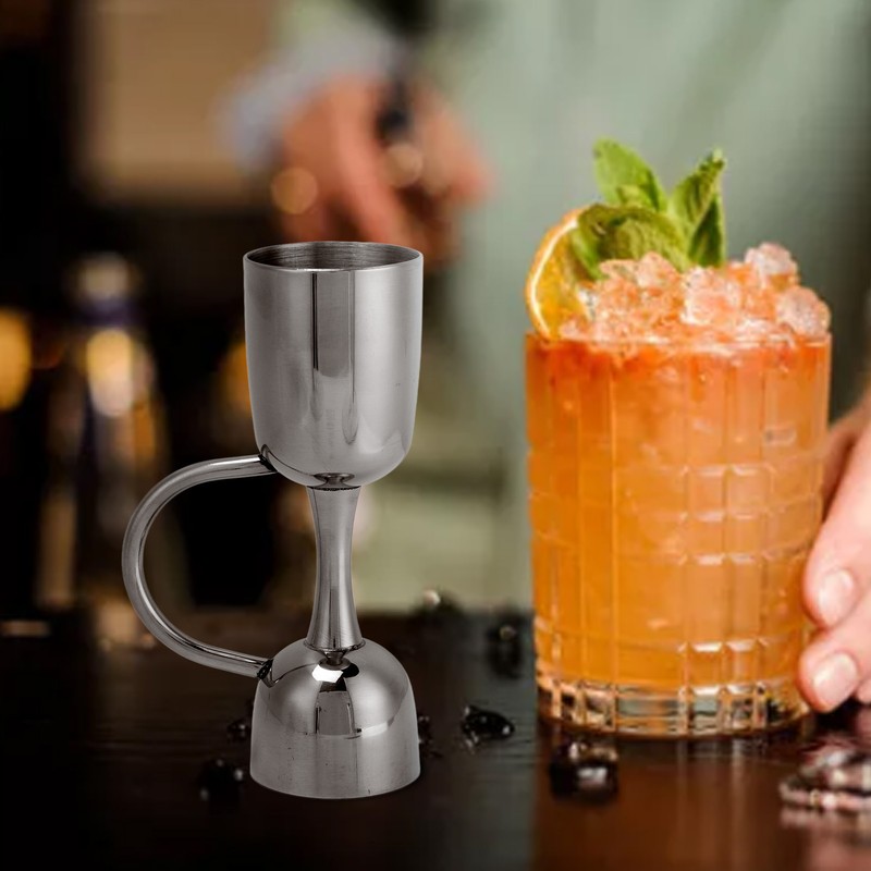 Stainless Steel Bar Measures Jigger Wine Cocktail Shaker Jigger Dual
