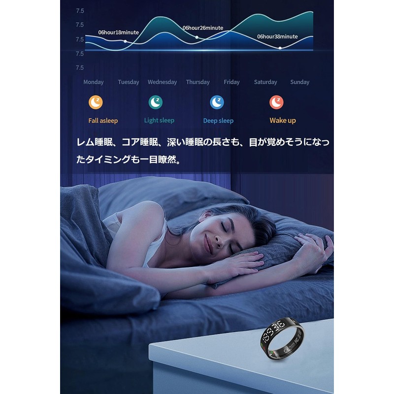 Smart Ring, Men's Smart Ring, Health Ring, Bluetooth Ring, Health