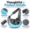 Breathable Dog Sling Carrier for Small Pets – Lightweight Mesh