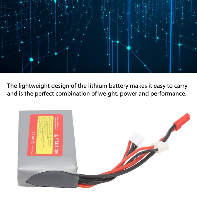 RC Lipo Battery 7.4V 2000MAH Overcharge Protection Short Circuit Protection
