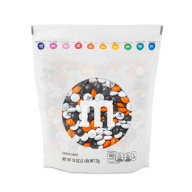 M&M’S Basketball Milk Chocolate Candy, 2 lbs Bulk Candy for Basketball Party Decor, Gifts, Favors or Sports Theme Birthday