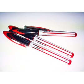 uni-ball Air Roller Ball Pen RED UBA-188-L Pack 0f 3