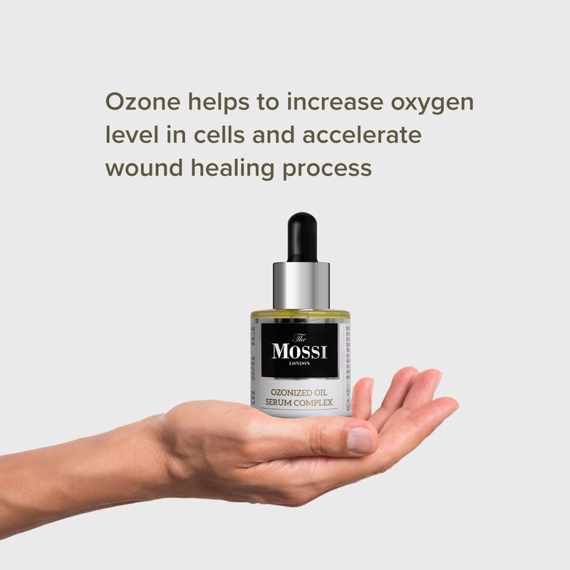 The Mossi London Ozonized Hair Oil Serum Complex - Nourishing