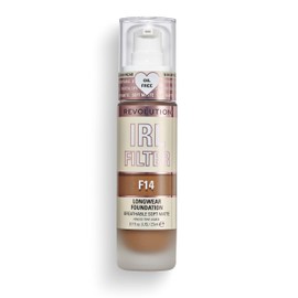 Makeup Revolution, IRL Filter Longwear Foundation, Medium to Full Coverage, F14, 23 ml