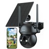 Xega Solar Surveillance Camera Outdoor Wireless 2K Super HD PTZ
