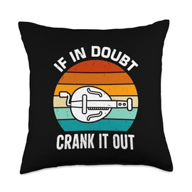 Funny Hurdy-Gurdy Instrument Design for a Hurdy-Gurdy Lover Throw Pillow