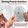 Magnifying Mirror with 3 Suction Cups 9 Inch (5X Magnification)
