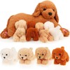 HyDren Nurturing Dog Stuffed Animal Sets Soft Cuddly Golden Retriever