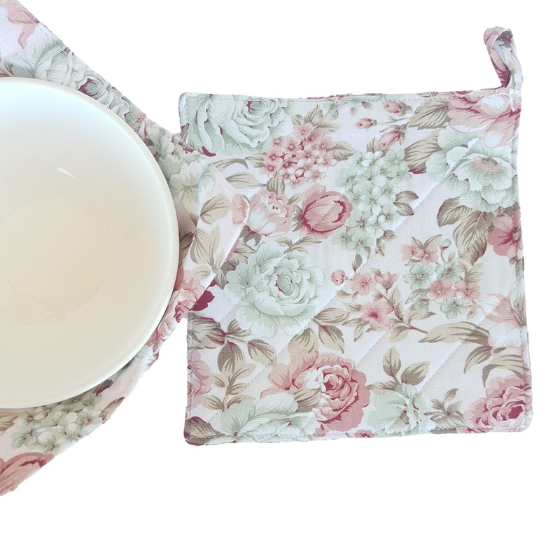 CUSHYSTORE 2X Bowl Cozy Pot Holder Canvas Holders Heat and