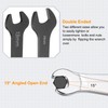 sourcing map Single Open End Wrench 26mm Metric 15 Degree