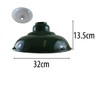 LEDSone Industrial Green Vintage Curvy Metal Pendant Ceiling Lamp Shade