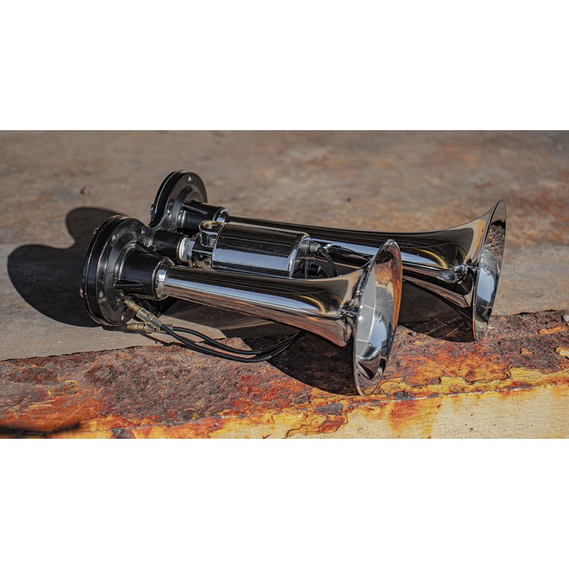 Hornblasters Spocker 12/24 Volt Air Horn Only - 2 Compact