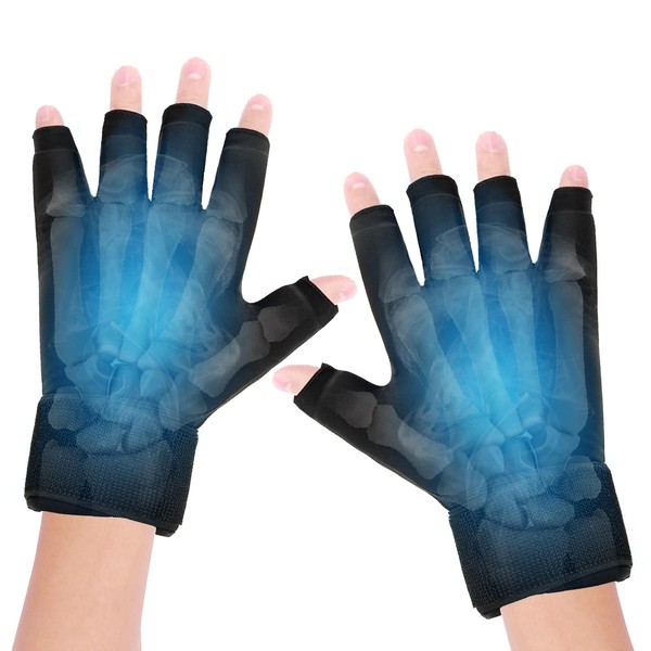 Pack of 2 Hand Compression Ice Pack Golves for Arthritis