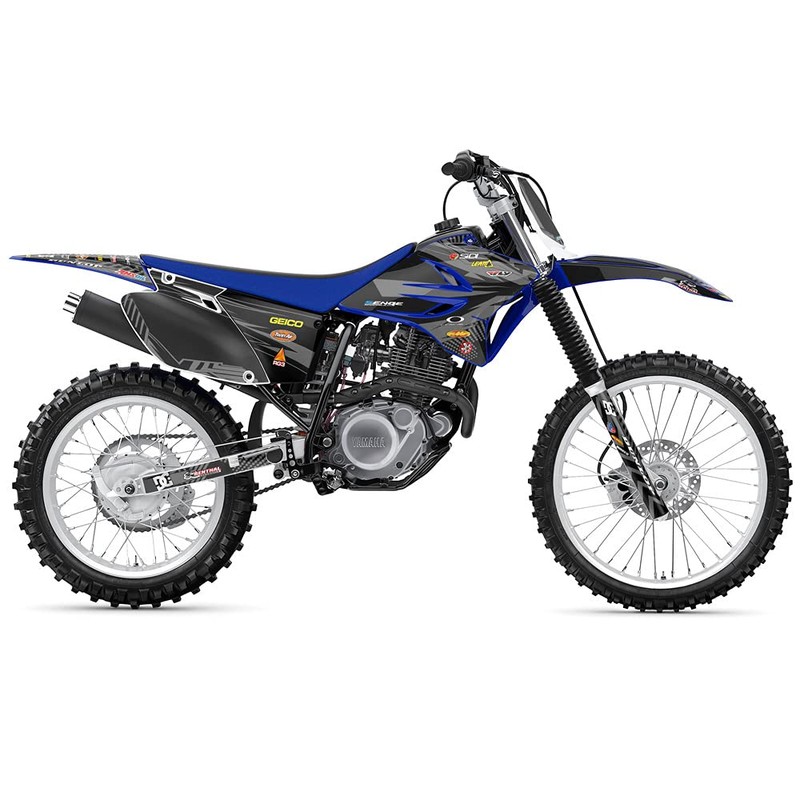 2005-2025 TTR 230 Mayhem Black Senge Graphics Complete Kit Compatible
