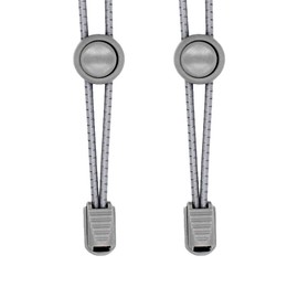 Elastic Shoelaces, Quick Lacing System, YOCZOX 120 cm Rubber Laces, Quick Lacing System Locks Speed Locks, Comfort Laces with Quick Release Without Tying Ideal for Various Shoes, 1 Pair