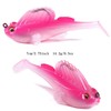 Fishing Lures for Bass Soft Swimbaits with Paddle Tail Soft