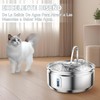 JUHANI Fuente de Agua para Gato, 3.2L Bebedero para Gato