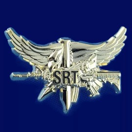SRT Eagle Pin, Item #1107: 10K Gold plated finish