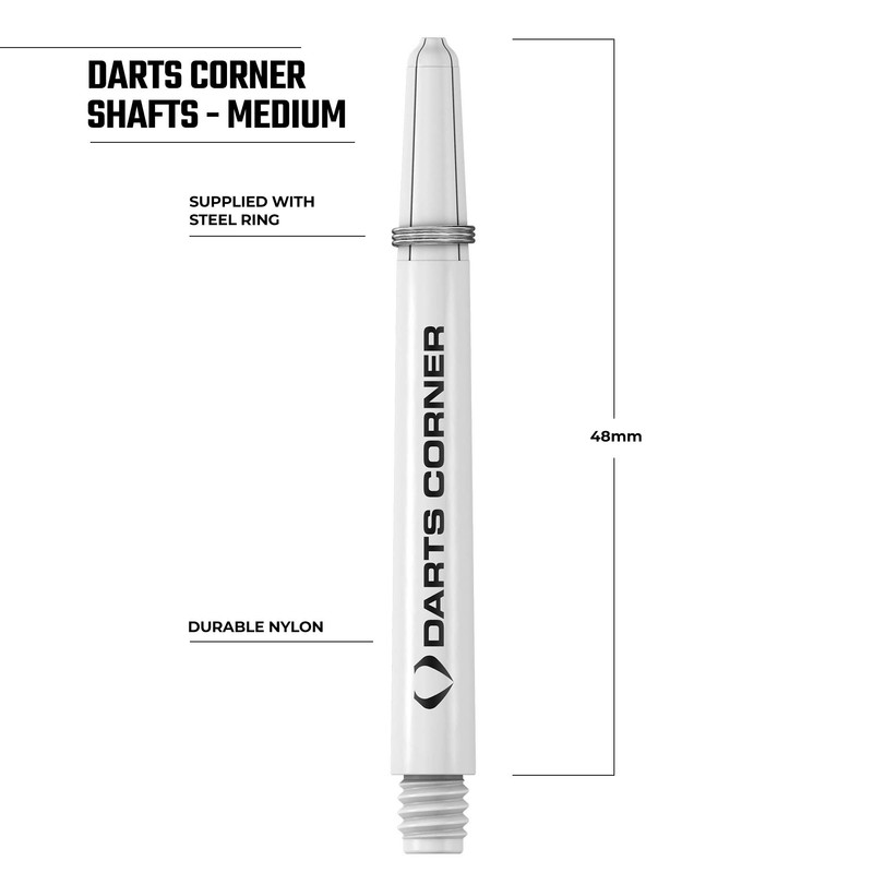 DESIGNA DARTS S0738 Shafts | 5 Sets Heavy Duty Nylon