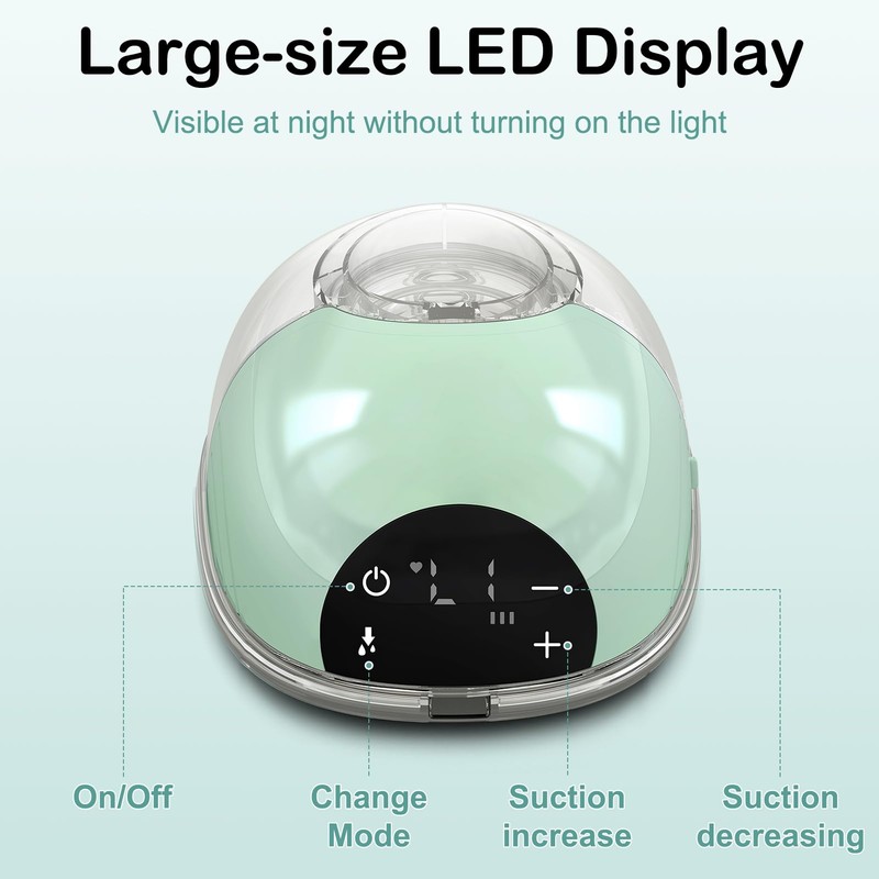 Electric Breast Pump Portable (Green)