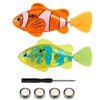 Robo Fish, 2 Pack Swimming Robot Fish Toy for Cats