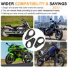 Jerbor 3PCS 1.25" Brake Line & Throttle Cable Clamp Kit