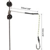 Schwarzer Futterspender für Karpfenangeln, Köderkäfig, Fisch-Futterspender mit Halter, Inline-Methoden, Angelausrüstung,