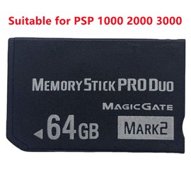 Original 64GB High Speed Memory Stick Pro Duo Mark2 64gb Cards PSP Game Memory Card