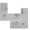 2 Pack Tshirt Ruler Guide for Vinyl Alignment - Adult