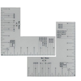 2 Pack Tshirt Ruler Guide for Vinyl Alignment - Adult T Shirt Left Chest Alignment Tool for Embroidery Heat Press