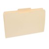 Staples 810353 Heavyweight Manila File Folders 3 Tab Legal 50/Box