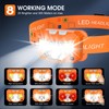 LHKNL Headlamp Flashlight, Lumen Ultra-Light Bright LED Rechargeable Headlight with