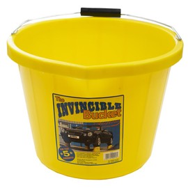 Invincible Builders Building Bucket Yellow Heavy Duty Strong Fast Postage