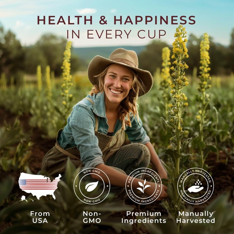 Gya Tea Co Mullein Leaf Herbal Tea Pod (16 ct)