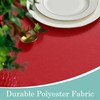 XWZO Table Cloths 60"x84" Tablecloths, Waterproof Red Table Cloth Rectangle