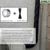 JINLI 3-Layer 600D Oxford HVAC Pipe Insulation Cover, 72x10.2 Inch