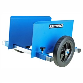 KASTFORCE Panel Dolly, 600 Lbs Capacity, Drywall Mover with 8" Non-Flat Wheels, 0~10 Inch Adjustable Clamp Panel Cart, Wood and Fence Mover, Door Dolly KF4002