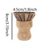 Pack of 2 Mushroom Brush, Vegetable Brush, Bamboo Palm Brush