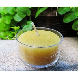 Wedding Day Scented Beeswax Tealight Candles/Made with All Natural Bees wax/Floral Scent/Babies Breath/Honeymoon/Wife/Husband (12 Tealights + Box)