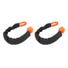 9mm Soft Shackle Recovery Rope 2PCS Orange Portable Lightweight 14