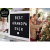 Oak letters Custom Grandparents Picture Frame with Letter Board |