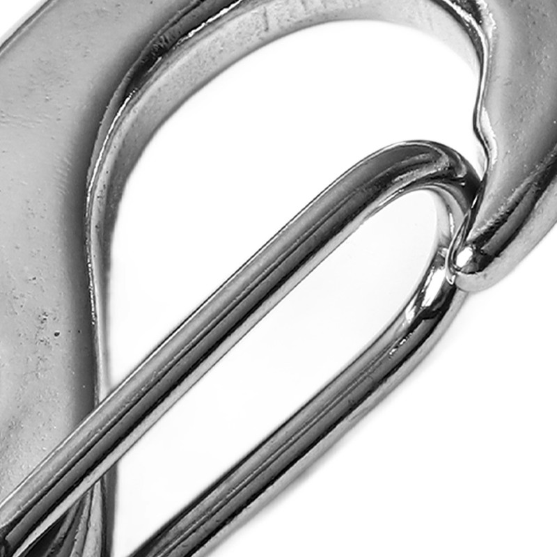 2 Pcs Stainless Steel Spring Hook 65mm Rust Prevention Spring