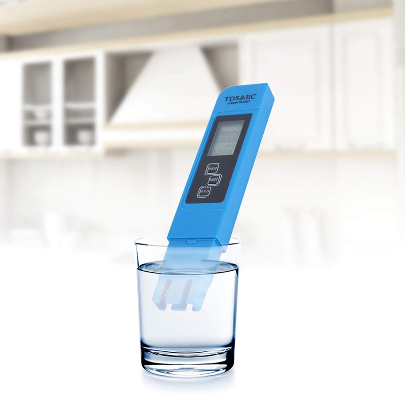 Fdit Portable Digital pH Tester, TDS EC Temperature Meter, Conductivity