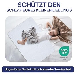 Barbons Inkontinenzunterlage waschbar Matratzenschutz 50x70 4er - wasserdichte Bett Inkontinenzauflage matratzenauflage Bettunterlage waschbar nässeschutz matratzenauflage (50x70 cm - 4er)